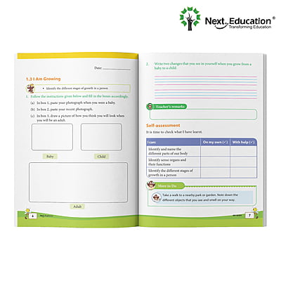 Next Explorers Environmental Studies (EVS) WorkBook for - Secondary School CBSE Class 1 / Level 1 - Book B New Education Policy (NEP) Edition