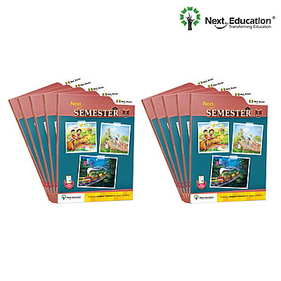Next Semester class 2 /level 2 (Book A+B) combo of Maths + English + EVS Text book along with Workbook New Education Policy (NEP) Editionby Next Education |