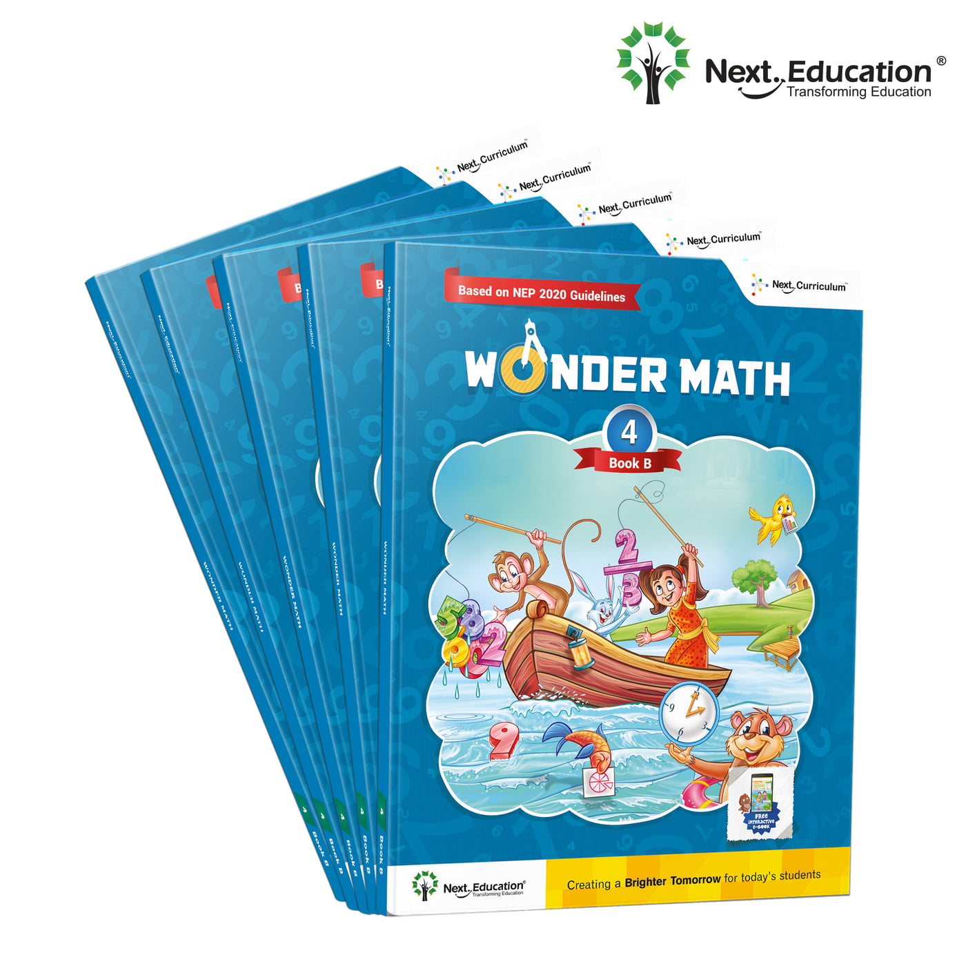Buy Wonder Math WorkBook for CBSE class 4 Book B New Education Policy ...