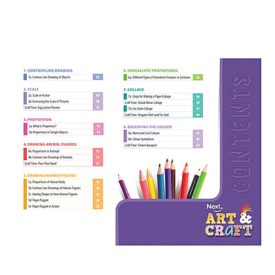 Art & Craft book for - Secondary School kids Class 3 / Level 3 (A + B)