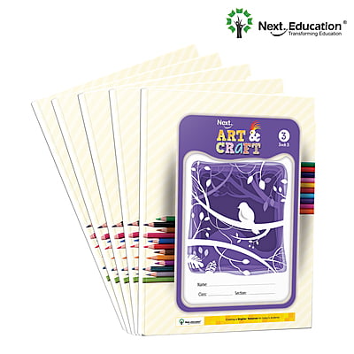 Art & Craft book for - Secondary School kids Class 3 / Level 3 (A + B)