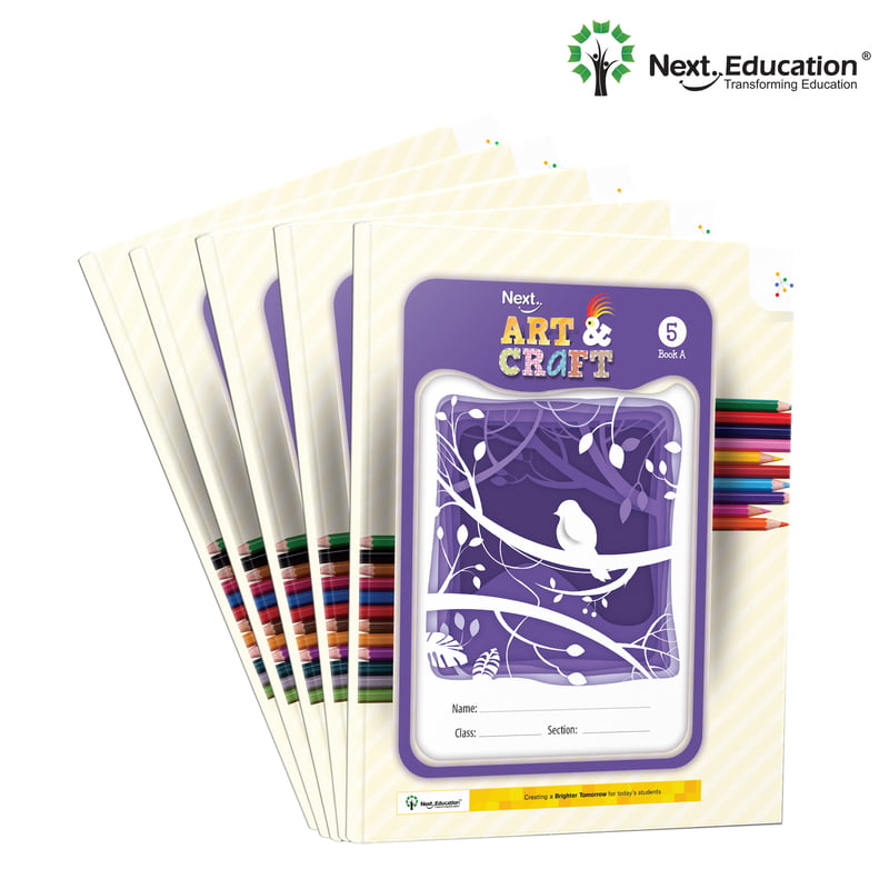 Art and craft Level 5 Book A and B craft items with material board Art and craft Level 5 Book A and B craft items with material board