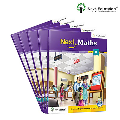 Next Maths  ICSE book for 8th class / Level 8 Book A - Secondary School