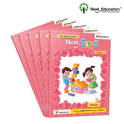 Next Steps - Primer - Term 1 Book NEP 2020 Edition by Next Education | Term 1 book for Nursery