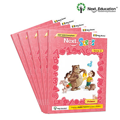 Next Steps - Primer - Term 2 Book NEP 2020 Edition by Next Education  | Term 2 book for Nursery