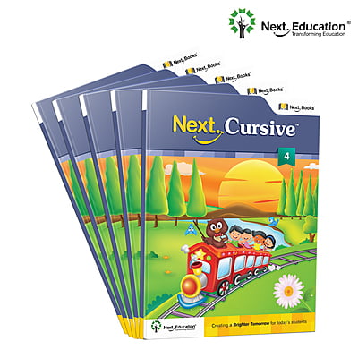 Next English Cursive Writing Practise book for - Secondary School CBSE Class 4 / Level 4