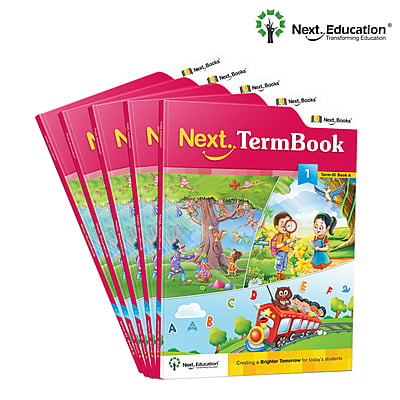 Next Term 3 Book combo Text book with Maths, English and EVS for class 1 / level 1 Book A
