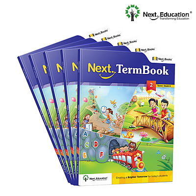 Next Term 1 Book combo Text book with Maths, English and EVS for class 2 / level 2 Book A
