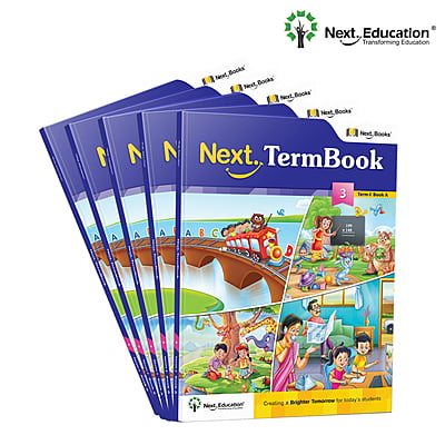 Next Term 1 Book combo Text book with Maths, English and EVS for class 3 / level 3 Book A