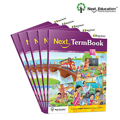 Next Term 2 Book combo Text book with Maths, English and EVS for class 3 / level 3 Book A