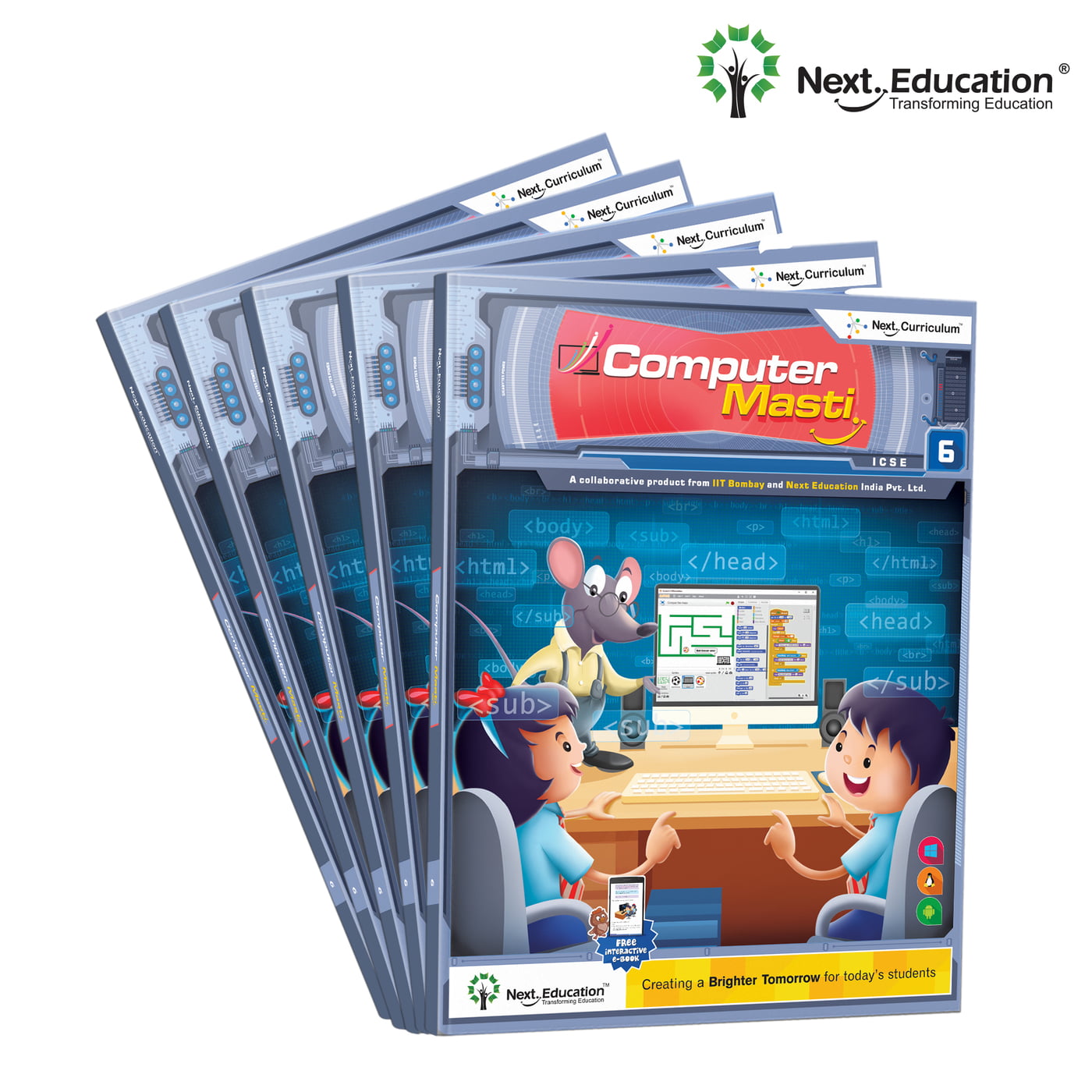 Buy Computer Masti Textbook ICSE For Class 6 Prepared by IIT Bombay ...