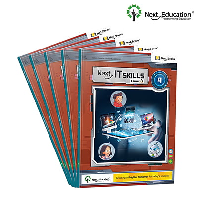 Next IT Skills Linux Computer Science Textbook for CBSE for - Secondary School Level 4 / Class 4