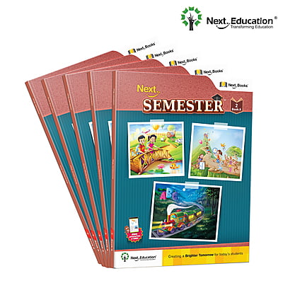 Next Semester class 2 combo CBSE Textbook Maths + English + Environmental science Book A