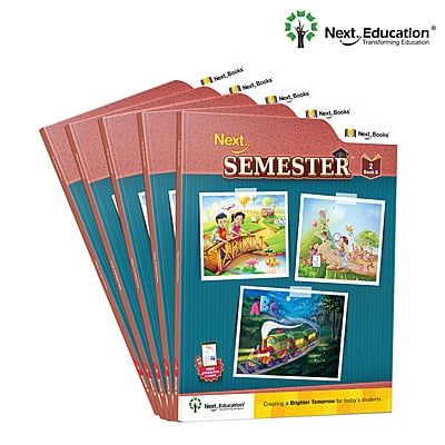 Next Semester class 2 combo CBSE Textbook Maths + English + Environmental science Book B