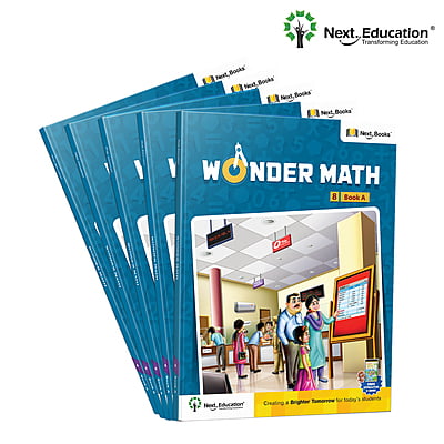 Wonder Math TextBook for CBSE class 8 Book A Secondary school