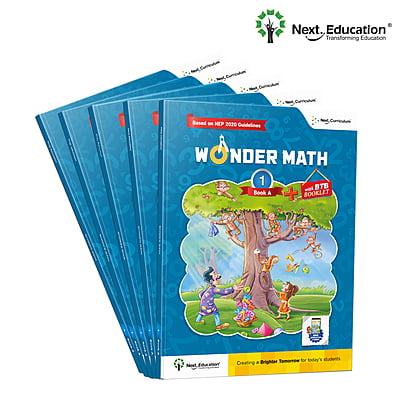 Wonder Math TextBook for - Secondary School CBSE 1st class / Level 1 Book A New Education Policy (NEP) Edition