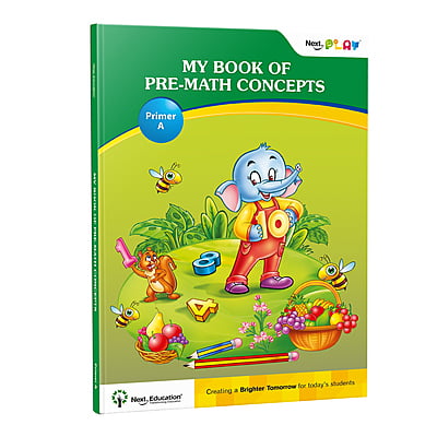 LKG Books for Kids - Set of 8 (CBSE) (Math, Story and Rhymes, Colors and Shapes, English Alphabet and Letters, and EVS)by Next Education |