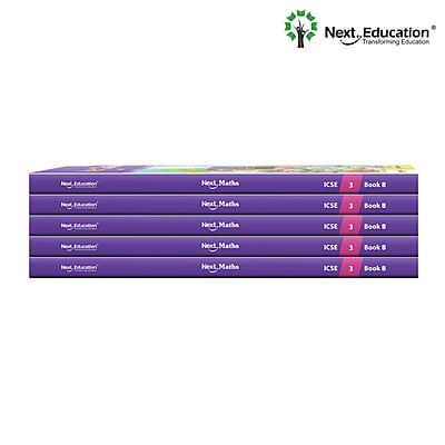 Next Maths - Secondary School ICSE book for 3rd class / Level 3 Book B