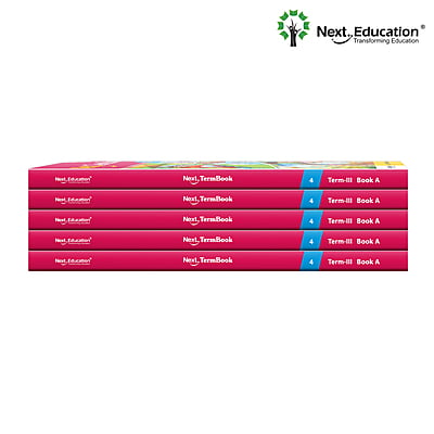 Next Term 3 Book combo Text book with Maths, English and EVS for class 4 / level 4 Book A