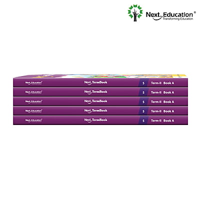 Next Term 2 Book combo Text book with Maths, English and EVS for class 5 / level 5 Book A