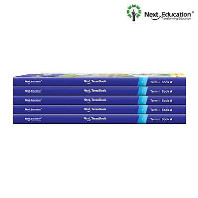 Next Term 1 Book combo Text book with Maths, English and EVS for class 1 / level 1 Book A