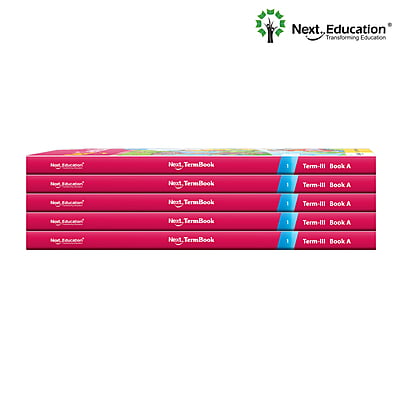 Next Term 3 Book combo Text book with Maths, English and EVS for class 1 / level 1 Book A