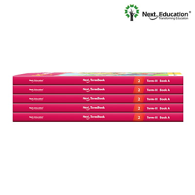 Next Term 3 Book combo Text book with Maths, English and EVS for class 2 / level 2 Book A