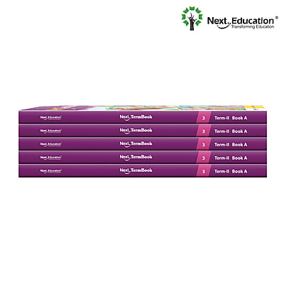 Next Term 2 Book combo Text book with Maths, English and EVS for class 3 / level 3 Book A