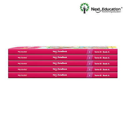 Next Term 3 Book combo Text book with Maths, English and EVS for class 3 / level 3 Book A