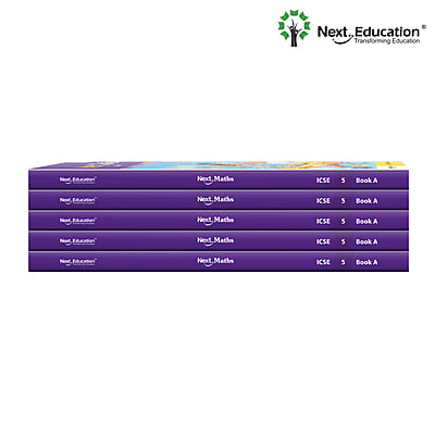 Next Maths - Secondary School ICSE book for 5th class / Level 5 Book A