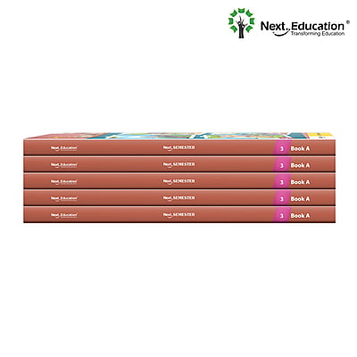 Next Semester class 3 /level 3 combo CBSE Textbook Maths + English + Environmental science Book A