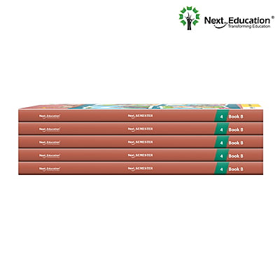 Next Semester class 4 combo CBSE Textbook Maths + English + Environmental science Book B