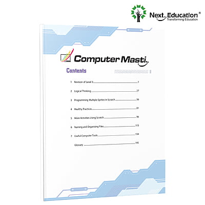 Computer Masti - Computational Thinking and ICT - Level 4  | CBSE Information and Communications Technology book for calss  4