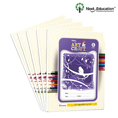 Art & Craft book for - Secondary School kids Class 5 / Level 5 (A + B)