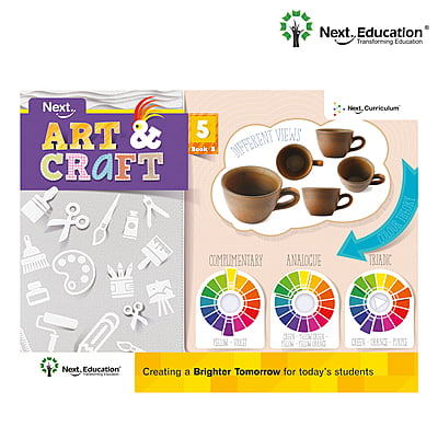 Art & Craft book for - Secondary School kids Class 5 / Level 5 (A + B)