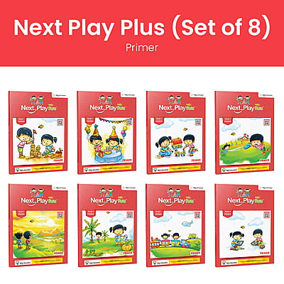 Next Play Plus Monthly books Set of 8 Books for Primer - Nursery Next Play Plus Monthly books Set of 8 Books for Primer - Nursery