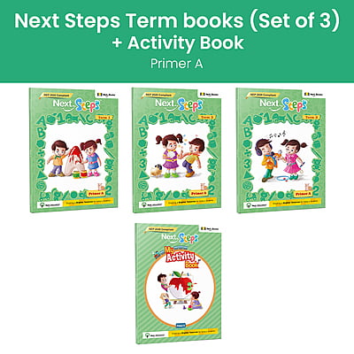 Next Steps - Primer A - Term 1 To 3 With Activity Book - Nep 2020 Compliant