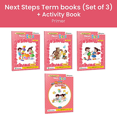 Next Steps - Primer - Term 1 To 3 With Activity Book - Nep 2020 Compliant