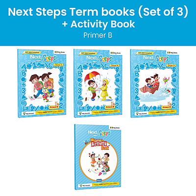 Next Steps - Primer B - Term 1 to 3 with Activity Book - NEP 2020 Compliant